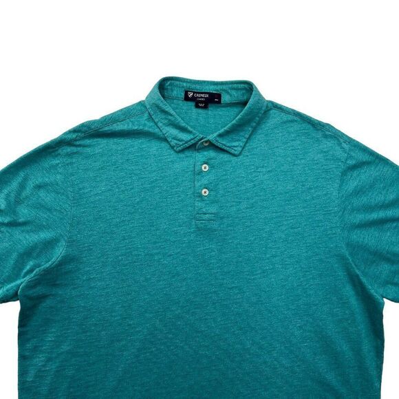 Daniel Cremieux Polo Men's XL Turquoise‎ Classics Casual Business Casual Shirt - Picture 3 of 10